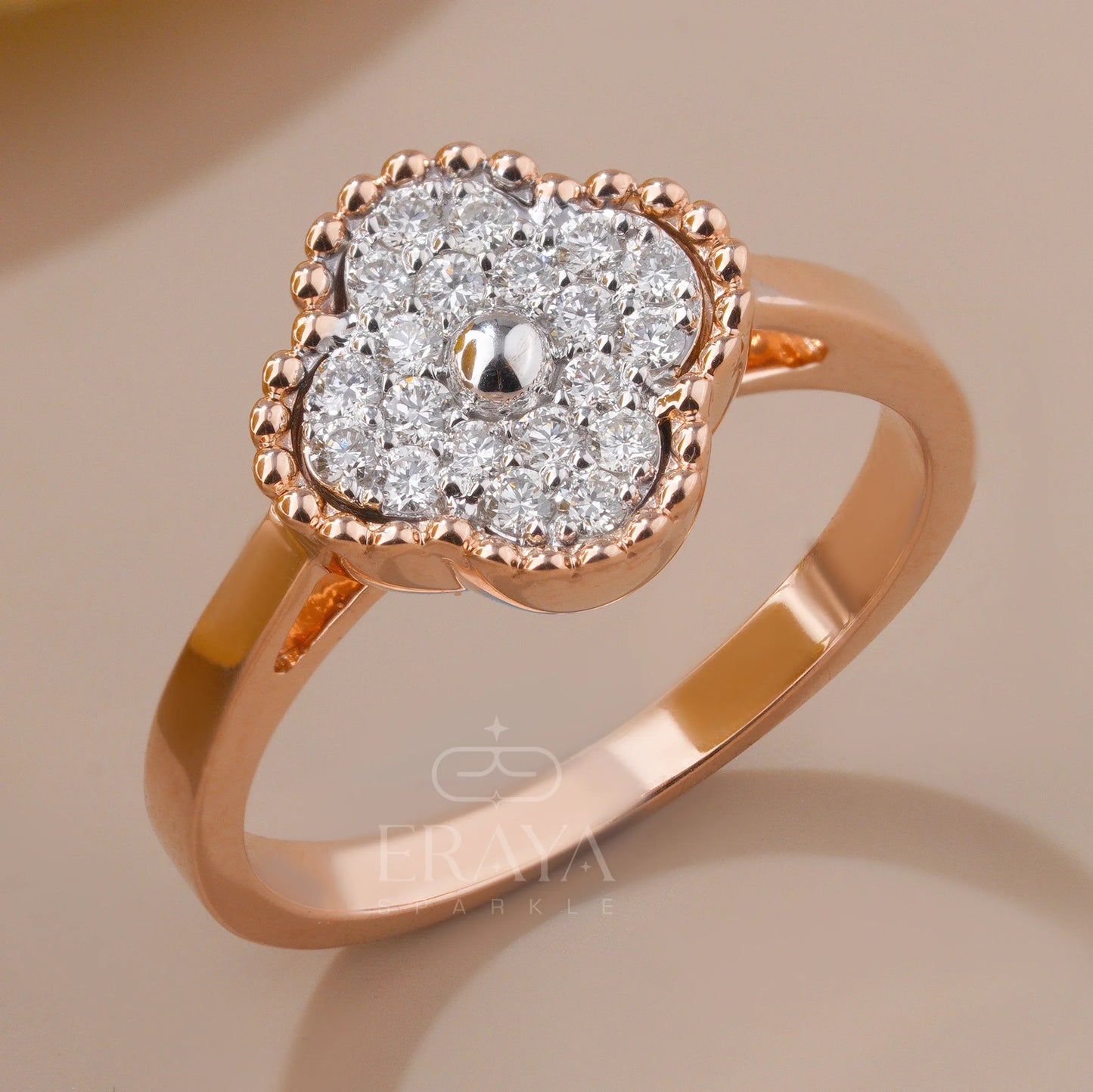 Clover Promise Ring – LG Diamond - erayasparkle