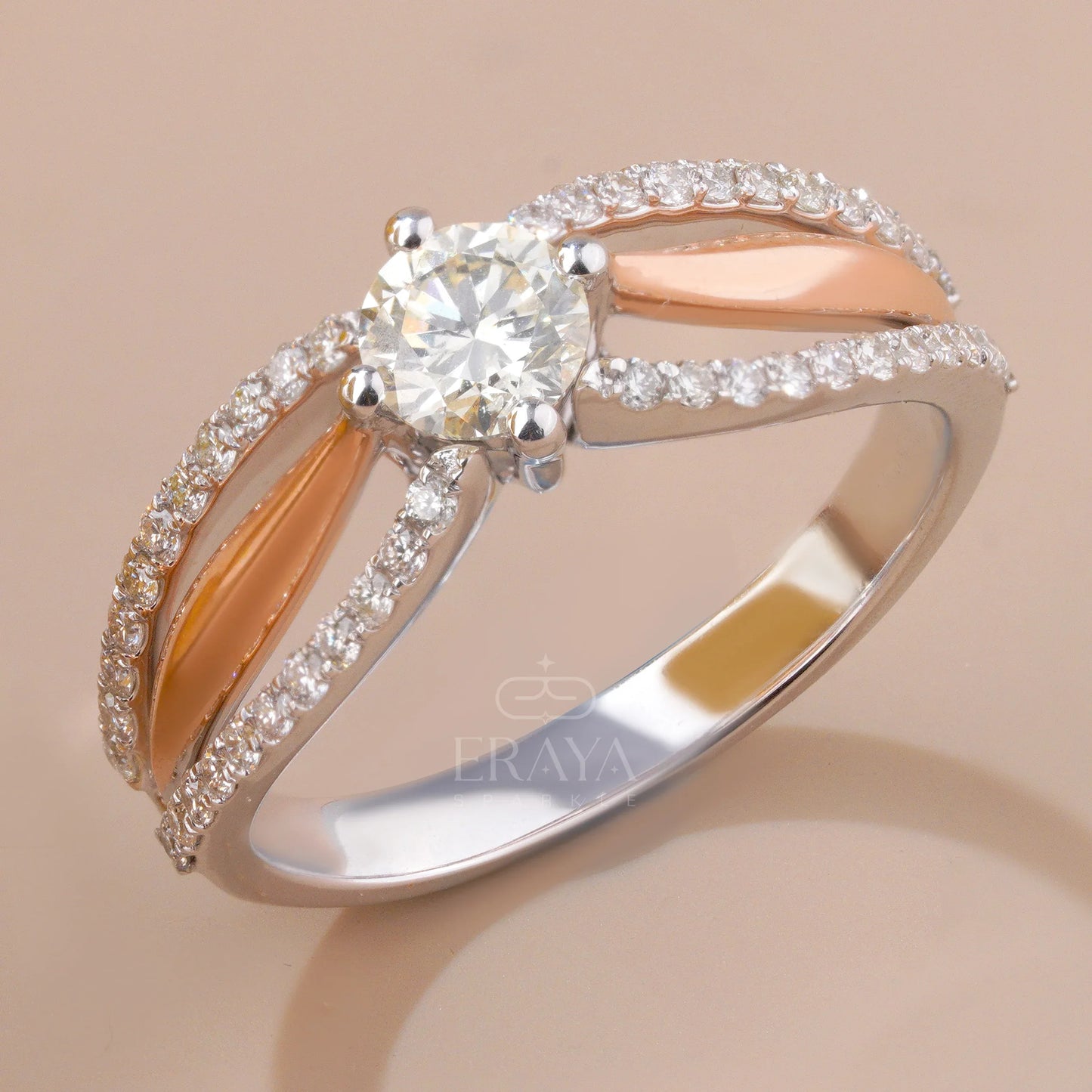 Crossover Bridal Ring – LG Diamond - erayasparkle