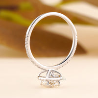 Cushion Lab-Diamond Halo Ring - Ring
