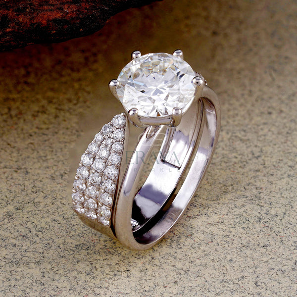 Solitaire Stackable Set – Lab Grown Diamond Bridal Rings - Ring