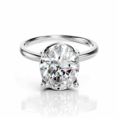 Oval Engagement Rings – 1.29 CT Lab Diamond