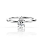 Teardrop Diamond Ring | Pear Solitaire