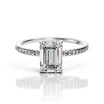 Emerald Engagement Rings Hidden Halo Luxury