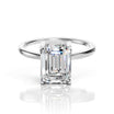 Emerald Engagement Rings – 2.59 CT Hidden Halo Solitaire