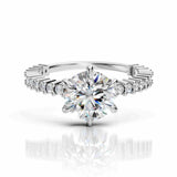 Solitaire Diamond Ring – 1.29 CT Round Lab Diamond