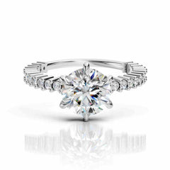 Solitaire Diamond Ring – 1.29 CT Round Lab Diamond