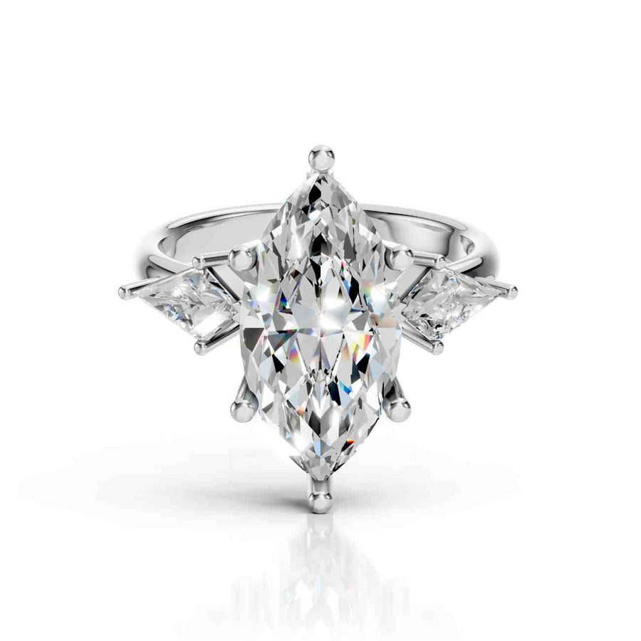 Lab Grown Marquise Diamond Engagement ring