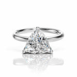 Trillion Cut Engagement Ring | 1.90 CT Diamond
