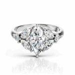 Marquise Diamond Engagement Ring | Lab Diamond Ring