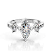 Three Stone Marquise Diamond Ring