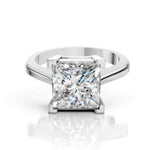 Princess Cut Solitaire Engagement Ring | 2.85 CT Diamond