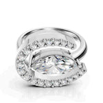 Vintage Marquise Engagement Ring – East West Gold