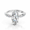 Marquise Engagement Ring With Side Stones – 2.60 CT