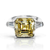 Diamond Ring Emerald | Victorian Gold Ring