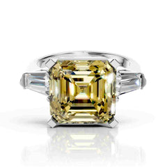 Diamond Ring Emerald | Victorian Gold Ring