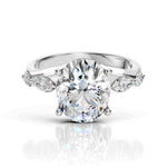 Oval Diamond Engagement Ring | 3.25 CT Lab Diamond