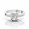 Solitaire Lab Diamond Ring | Round Four Prong