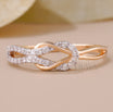 Rose Gold Promise with Lab Grown Diamond Ring - Ring