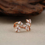 Pear & Marquise Diamond Open Ring - Ring