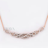 Infinity Knot Necklace with Lab Diamond -