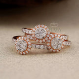 Trio Stackable Rings – Lab Grown Diamond Ring - Ring