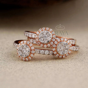 Trio Stackable Rings – Lab Grown Diamond Ring - Ring
