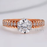 Solitaire 1ct Ring with Lab Diamond - Ring