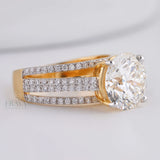 Round Bridal Ring with Diamond - Ring