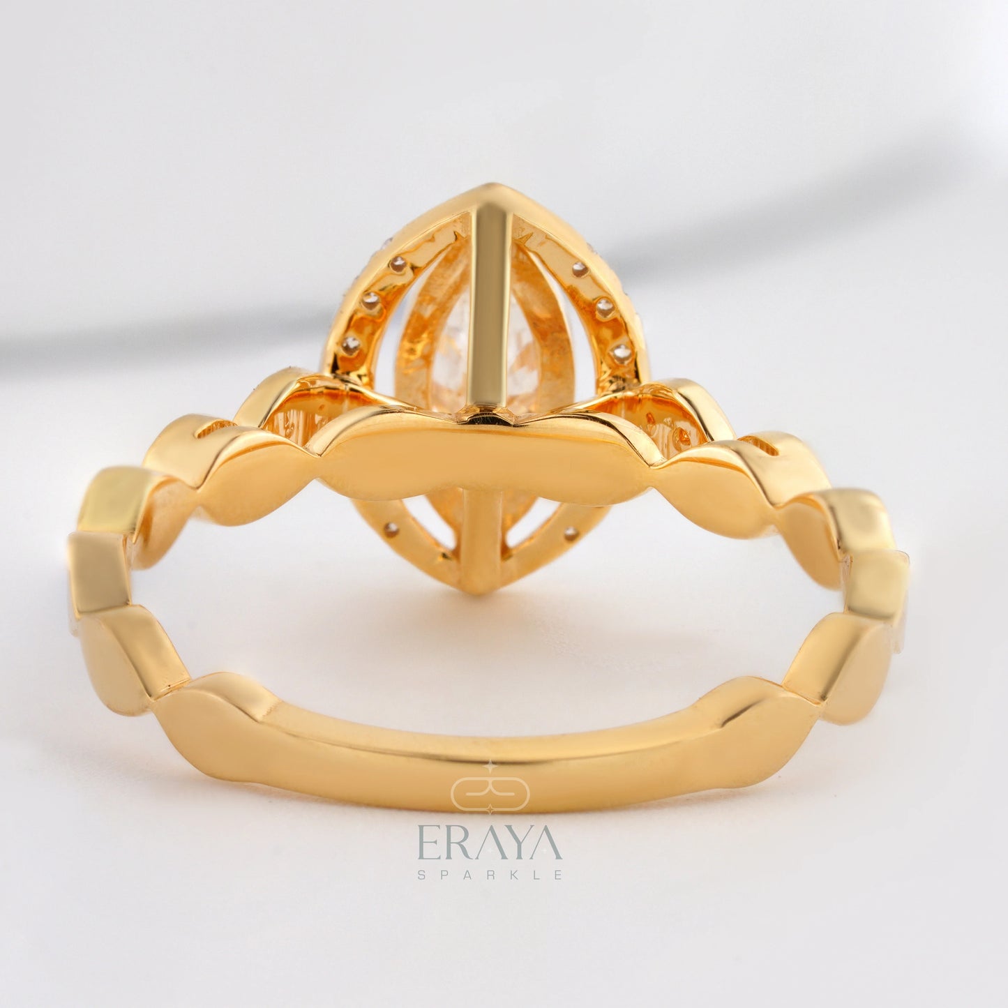 Marquise Cut Lab-Grown Diamond Ring - erayasparkle