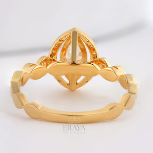 Marquise Cut Lab-Grown Diamond Ring - Ring