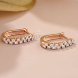Everyday Gold Hoops with Lab-Created Diamond -