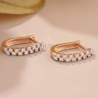 Everyday Gold Hoops with Lab-Created Diamond - 