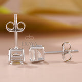 Square Diamond Studs with Lab-Grown Diamond -