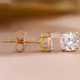 Classic Round Studs with Lab-Grown Diamond -