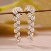 Round Cut Drop Earrings with Lab-Grown Diamond -