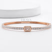 Emerald Cut Bracelet with Ethical diamond - 
