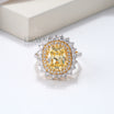 Cushion Cut Diamond Halo Ring - Ring