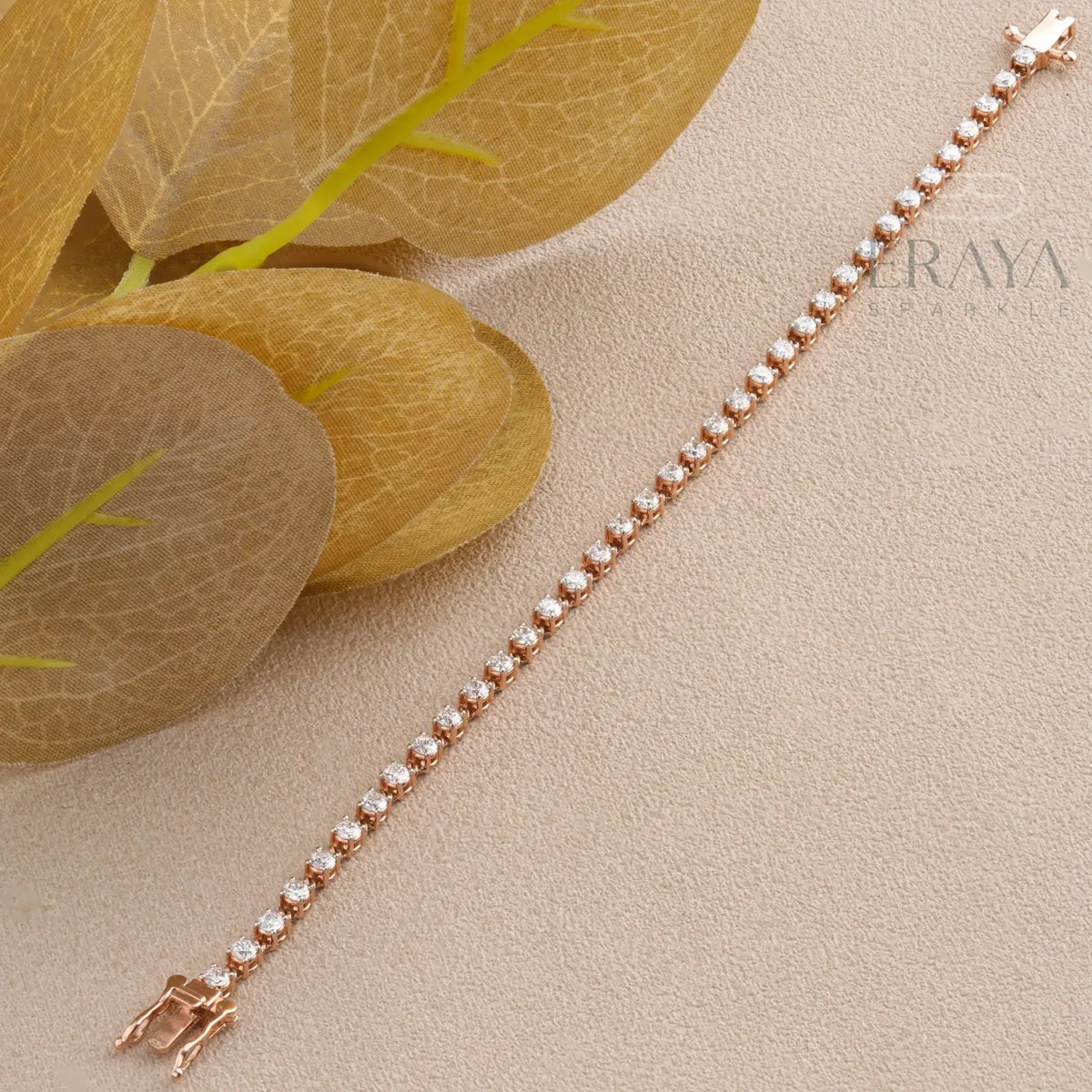 Dainty Tennis Bracelet with Lab-Grown Diamond