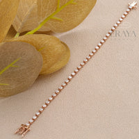 Dainty Tennis Bracelet with Lab-Grown Diamond - 
