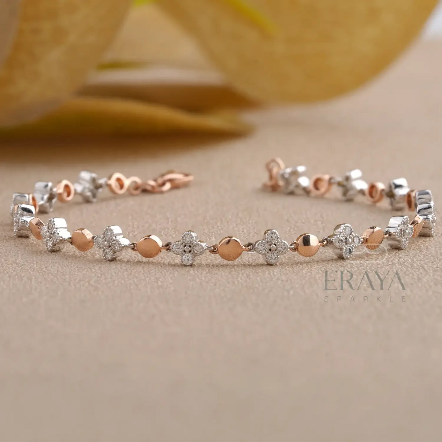 Eco Floral Bracelet - tennis bracelet women - erayasparkle