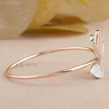 Elegant Rose Gold Butterfly Bracelet | LG Diamond Bracelate -