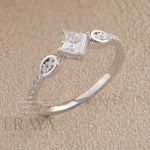 Princess Cut lab grown Diamond Ring - Ring