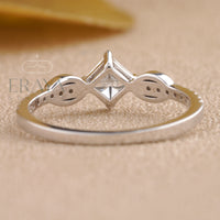 Princess Cut lab grown Diamond Ring - Ring