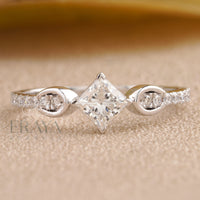 Princess Cut lab grown Diamond Ring - Ring