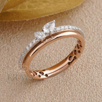 Elegant Pear Shaped Engagement Ring - erayasparkle