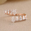 Unique Pear Shaped Diamond Ring - Ring