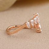 Unique Pear Shaped Diamond Ring - Ring