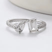 Modern Two-Stone Ring – Lab Diamond Ring - Ring