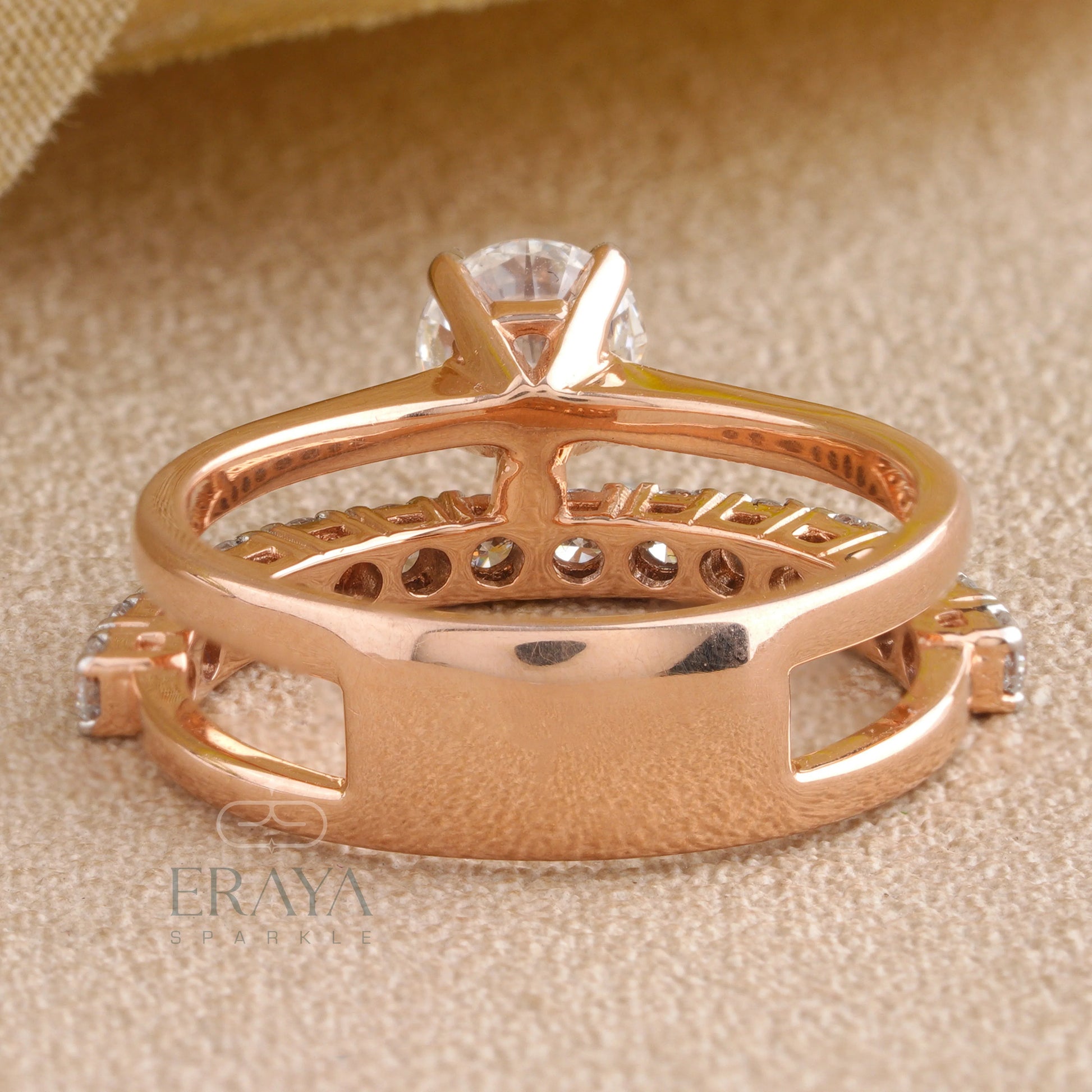 Elegant Solitaire Diamond Ring - erayasparkle