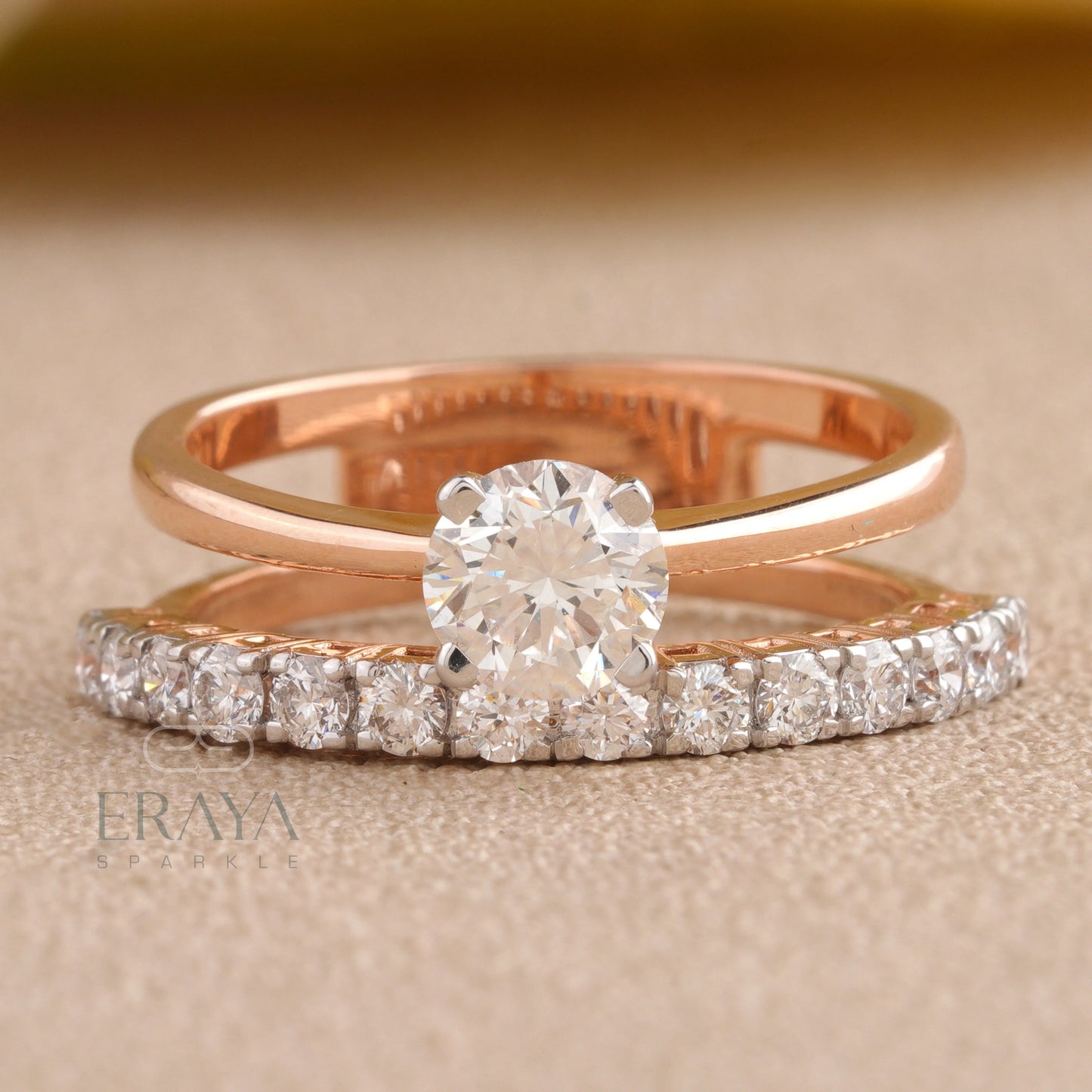 Elegant Solitaire Diamond Ring - erayasparkle